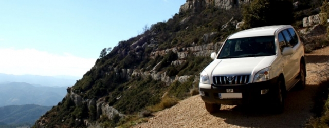  4x4 vehicle on a hillside 